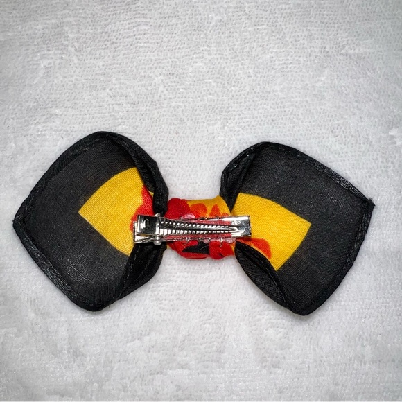 Flames Graphic Bandana Knotted Hair Bow - Picture 8 of 11